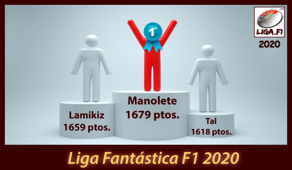 Podio Final Liga_F1
